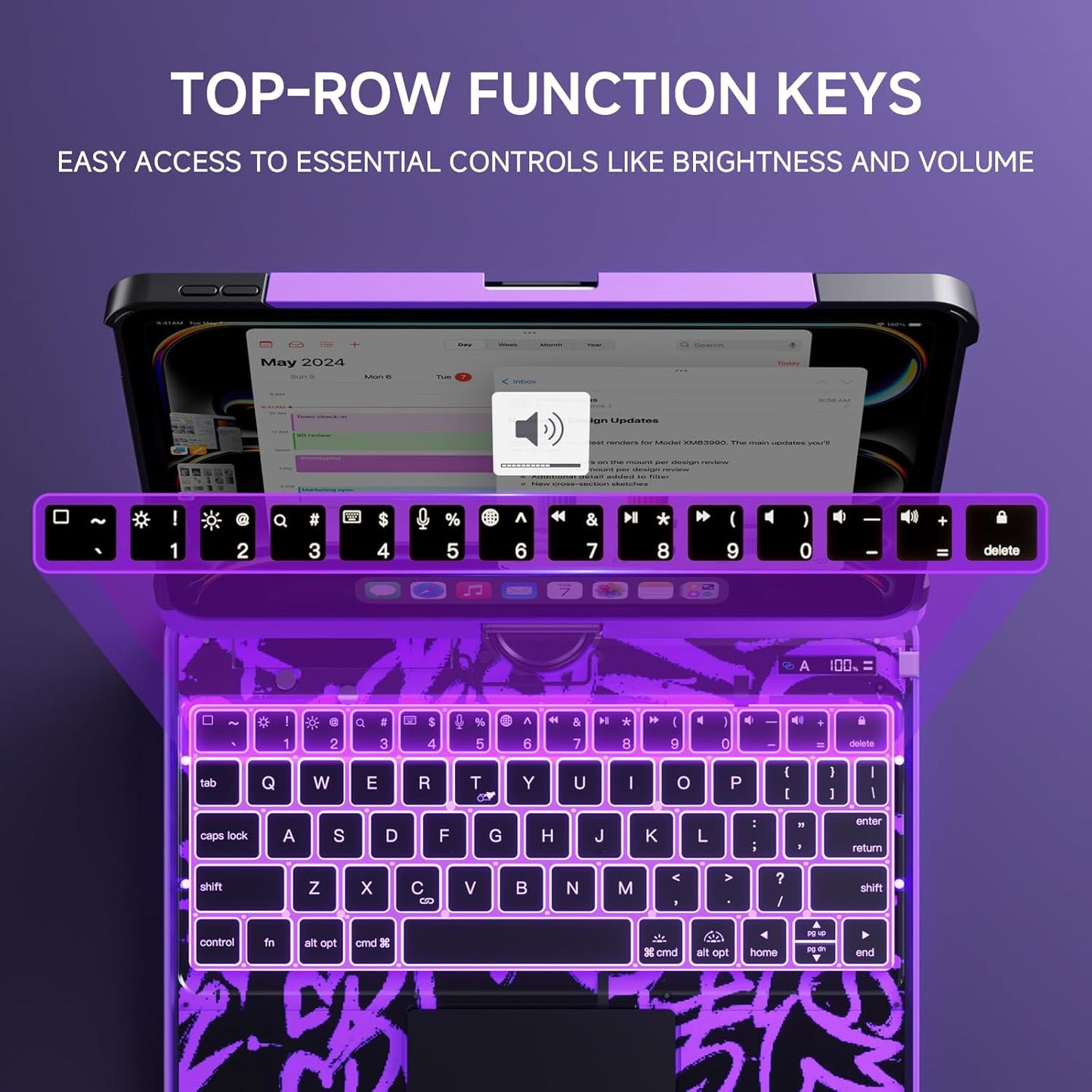 TechHaven™ CrystalView Pro Keyboard