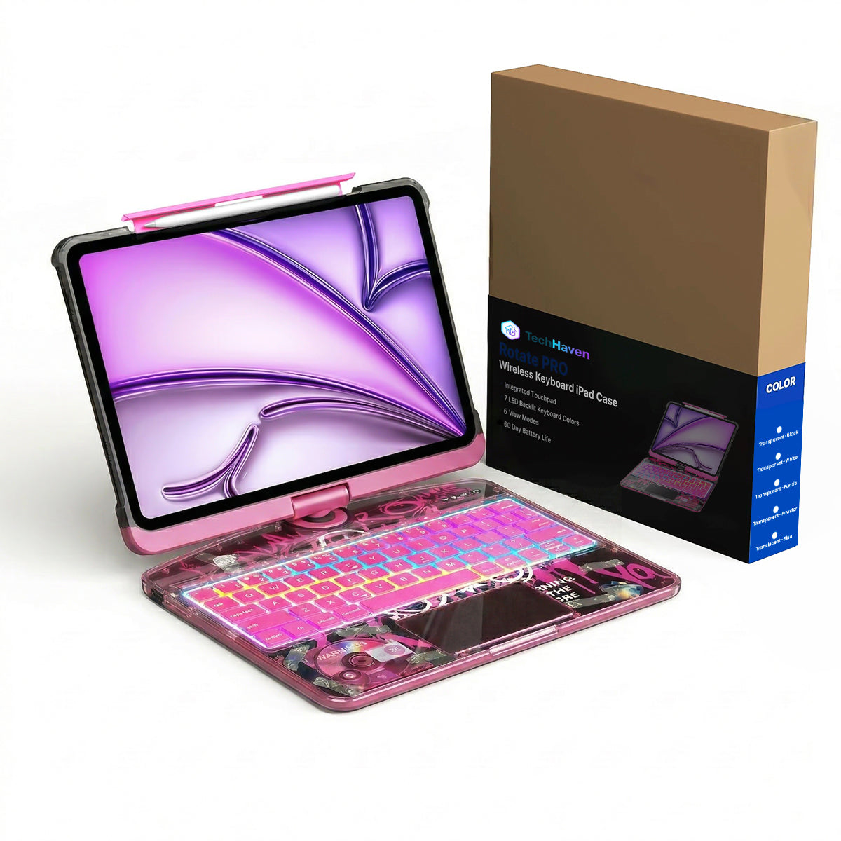 TechHaven™ CrystalView Pro Keyboard