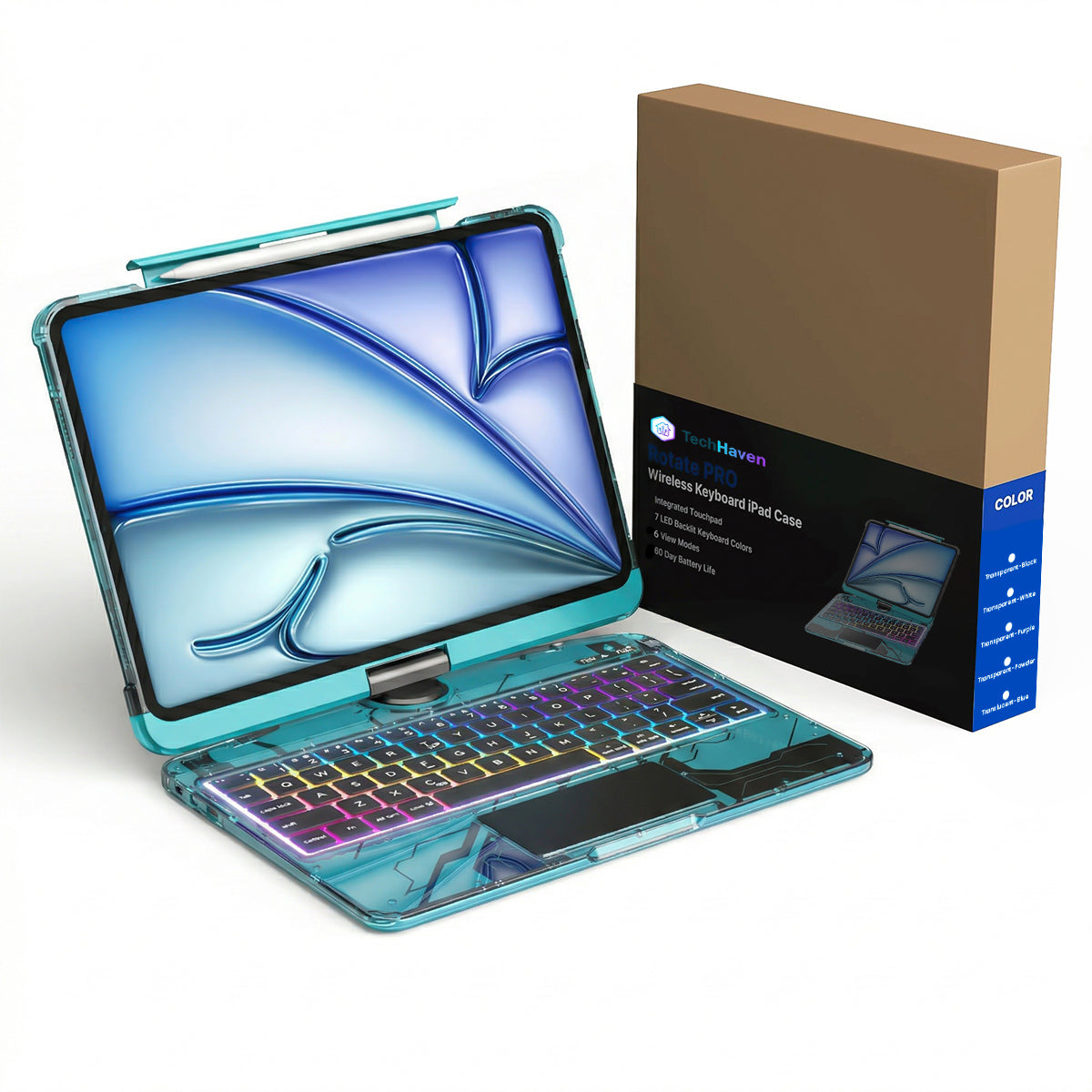 TechHaven™ CrystalView Pro Keyboard