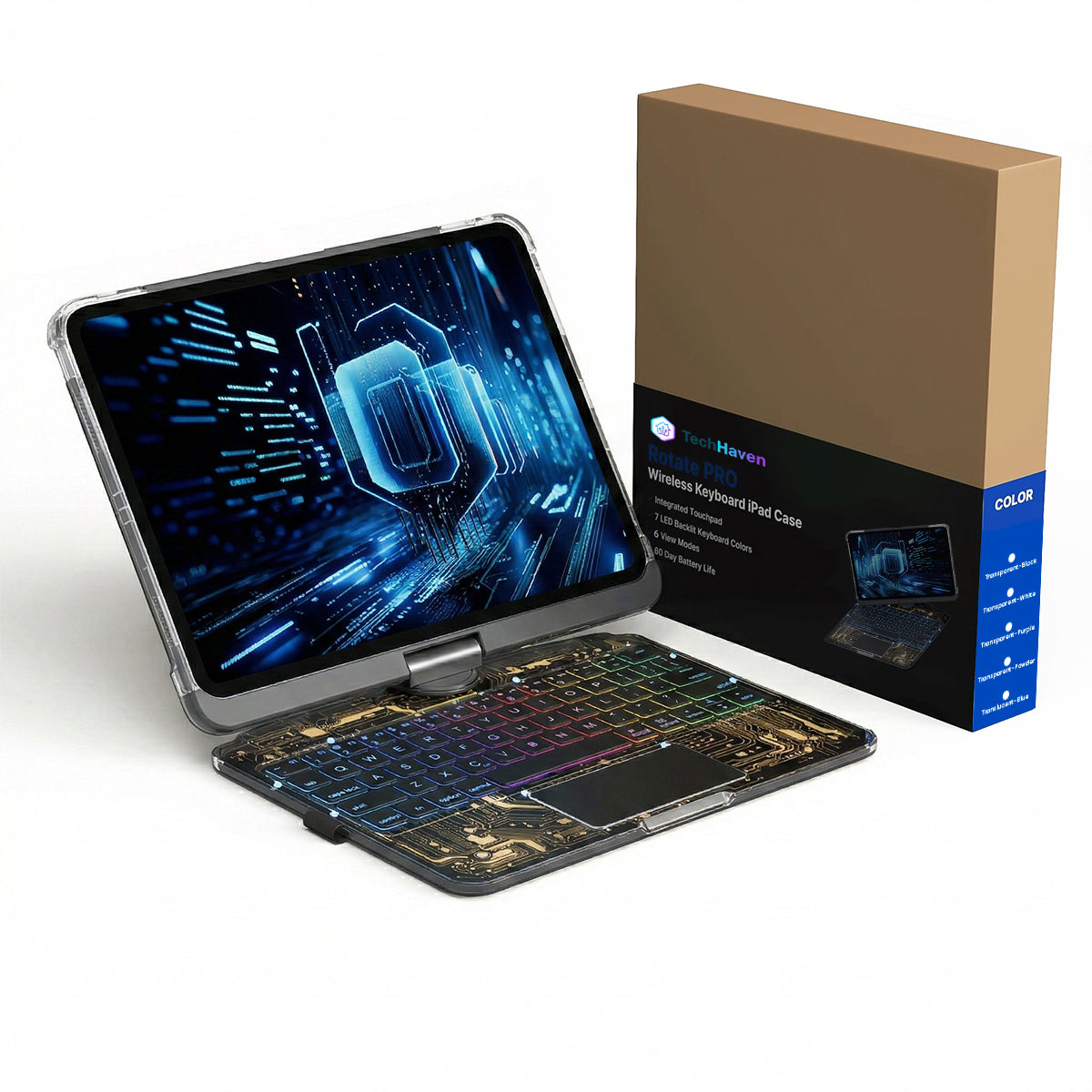 TechHaven™ CrystalView Pro Keyboard